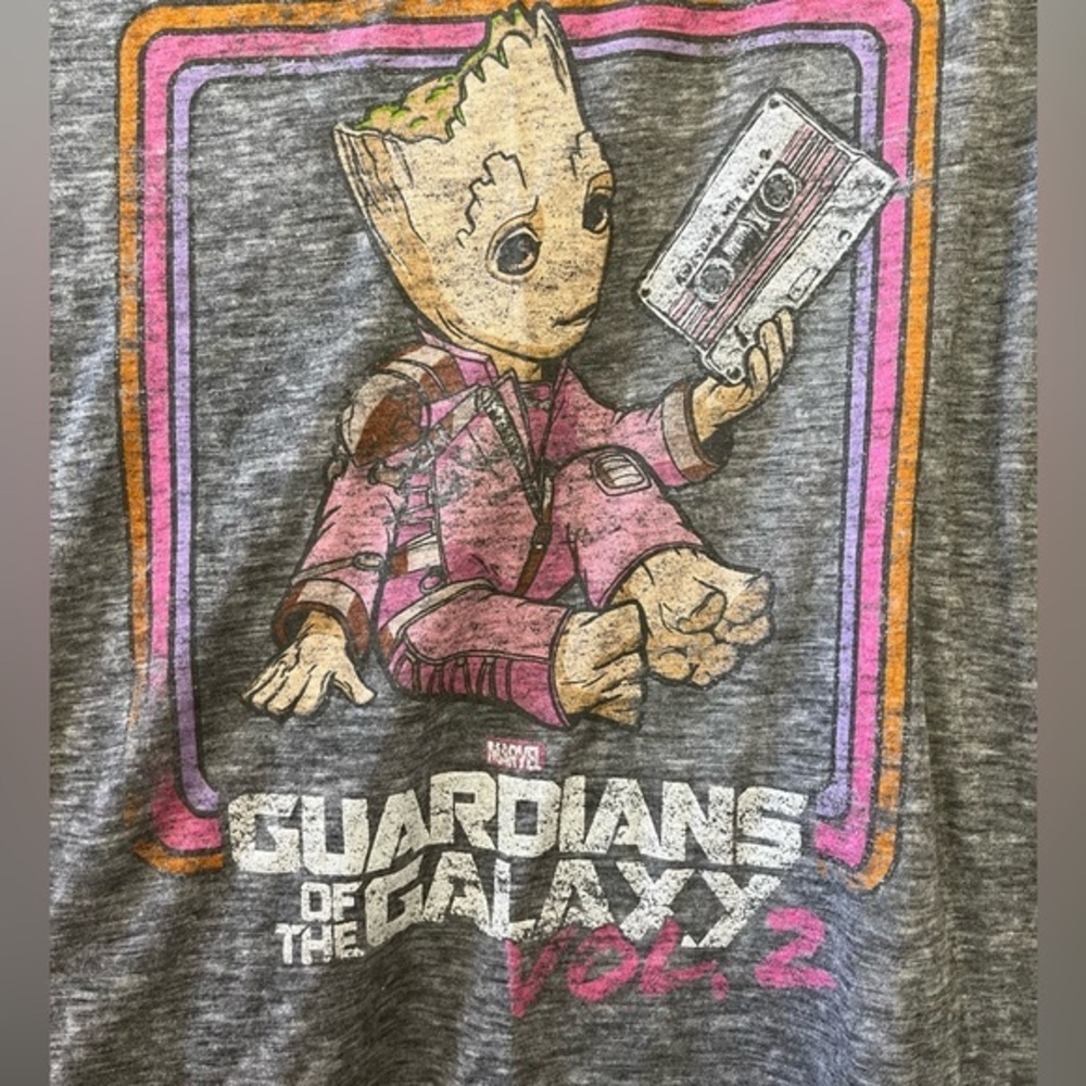 Guardians of the Galaxy Groot long sleeve retro style - Tissue 3/4